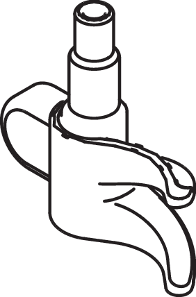 Spannzapfen re.ob./li.un. 1/2" (Ø16) ES