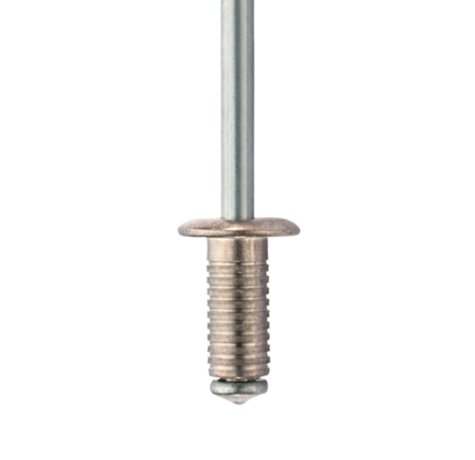 POP® Blindniete mit gerilltem Nietschaft Flachrundkopf Al/St