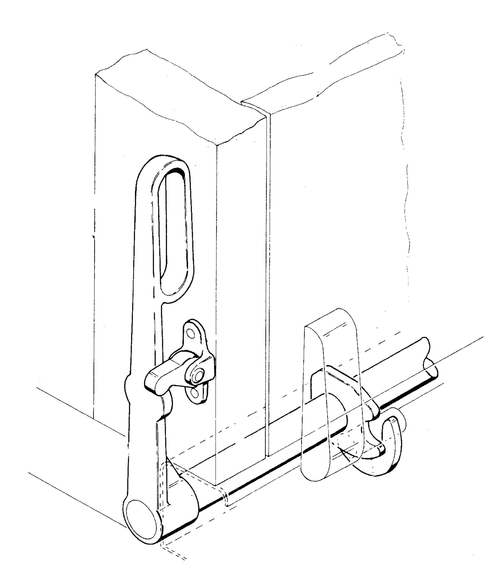 Bedienungshebel für Verriegelung 25mm