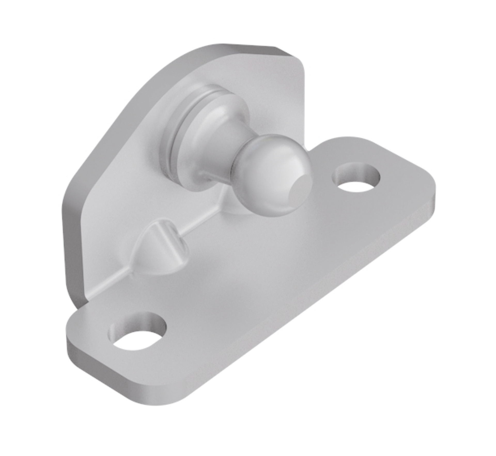 Winkelblech 1 / Kugel 10 mm