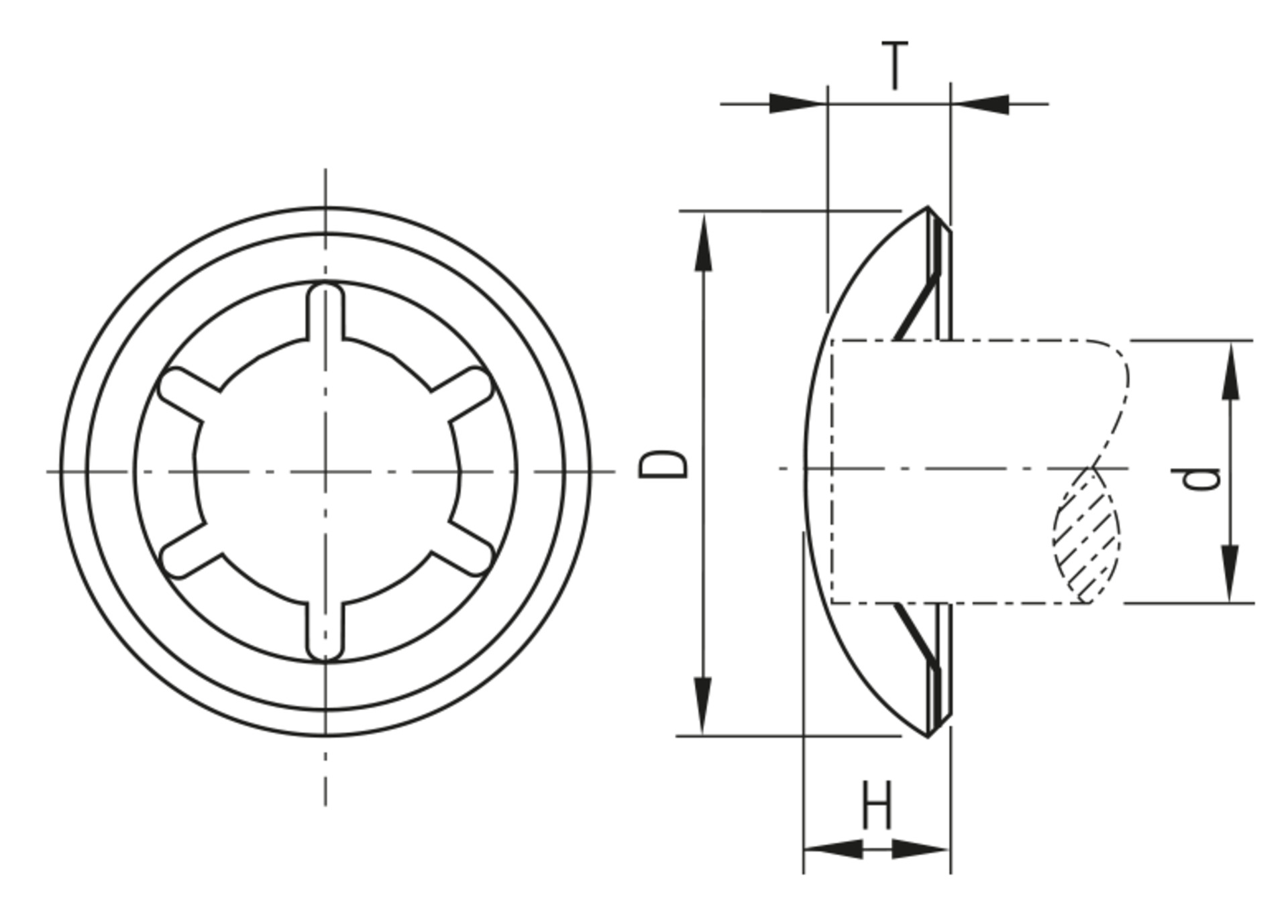 Starlock® S6677-06S 17,0x29,4x9,0