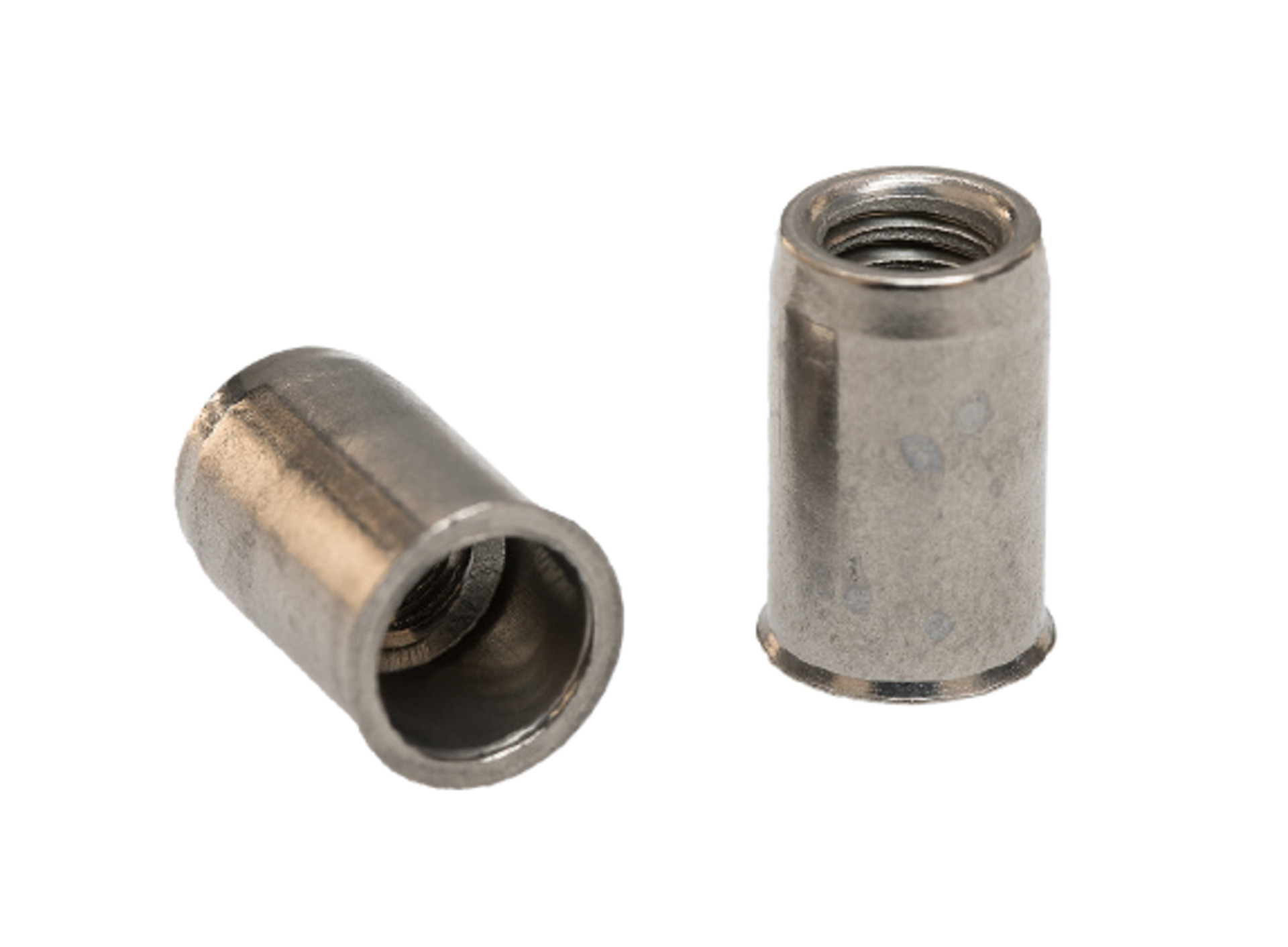 Tubtara® Blindnietmutter Kleiner Senkkopf Rundschaft offen Edelstahl A2, Gewinde UNF/UNC