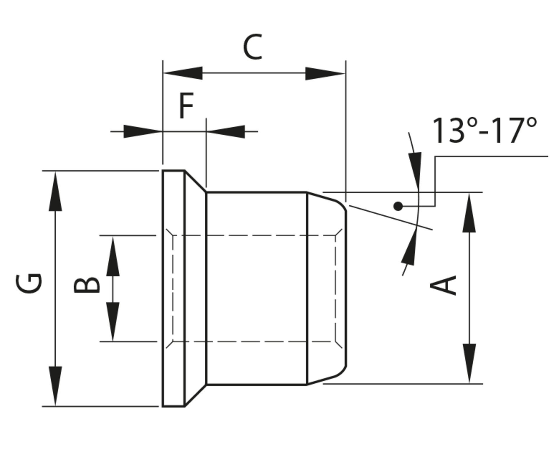 Flansch Schließring für HuckBolt® C50L®