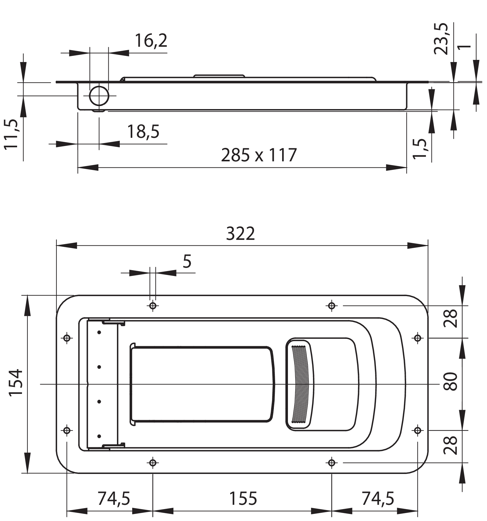 Einbauverschlußteil o.Zyl. 891.16 T25 ES