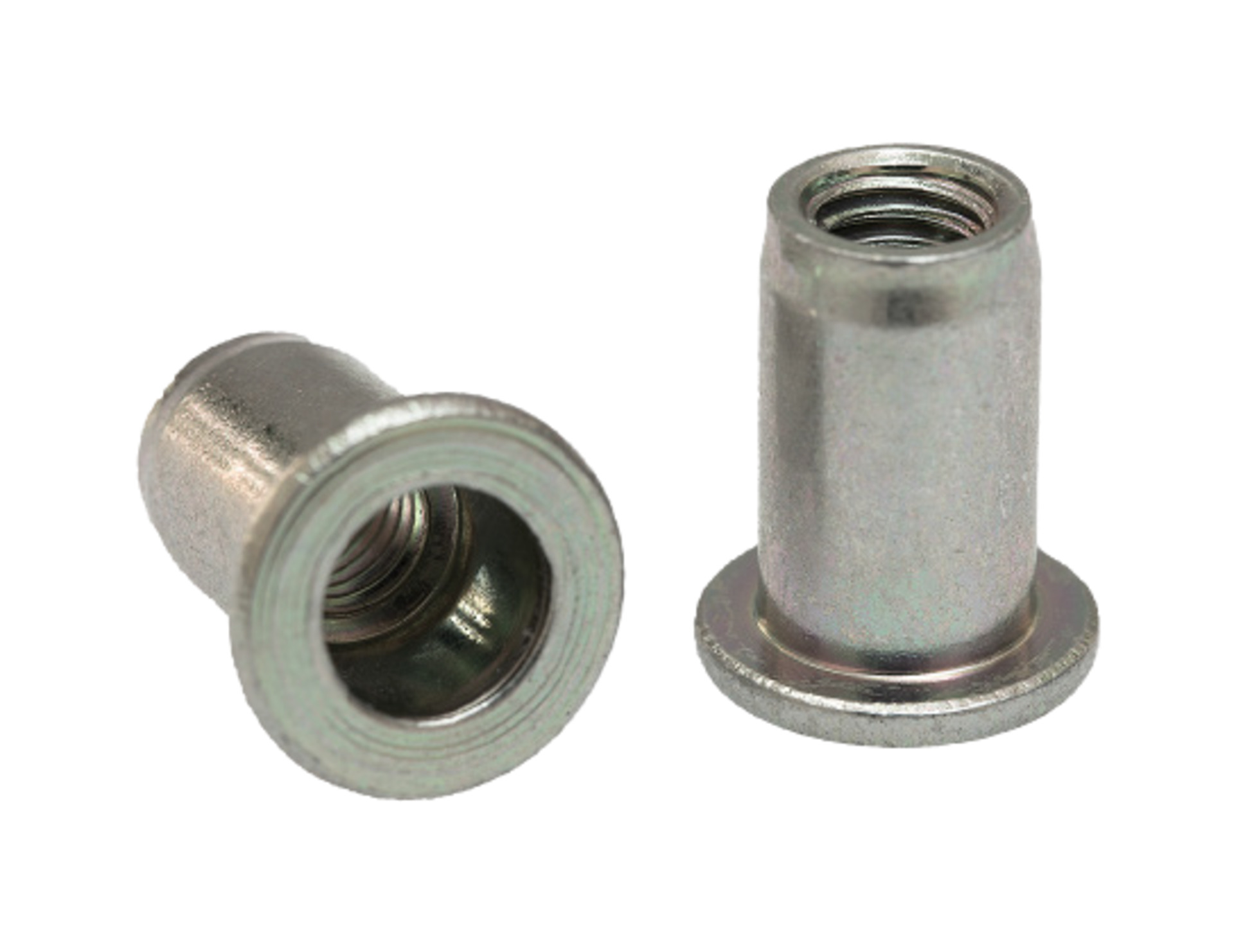 Tubtara® Blindnietmutter Flachkopf Rundschaft offen Aluminium