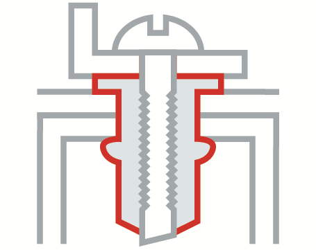 Symbol Gewindeträger