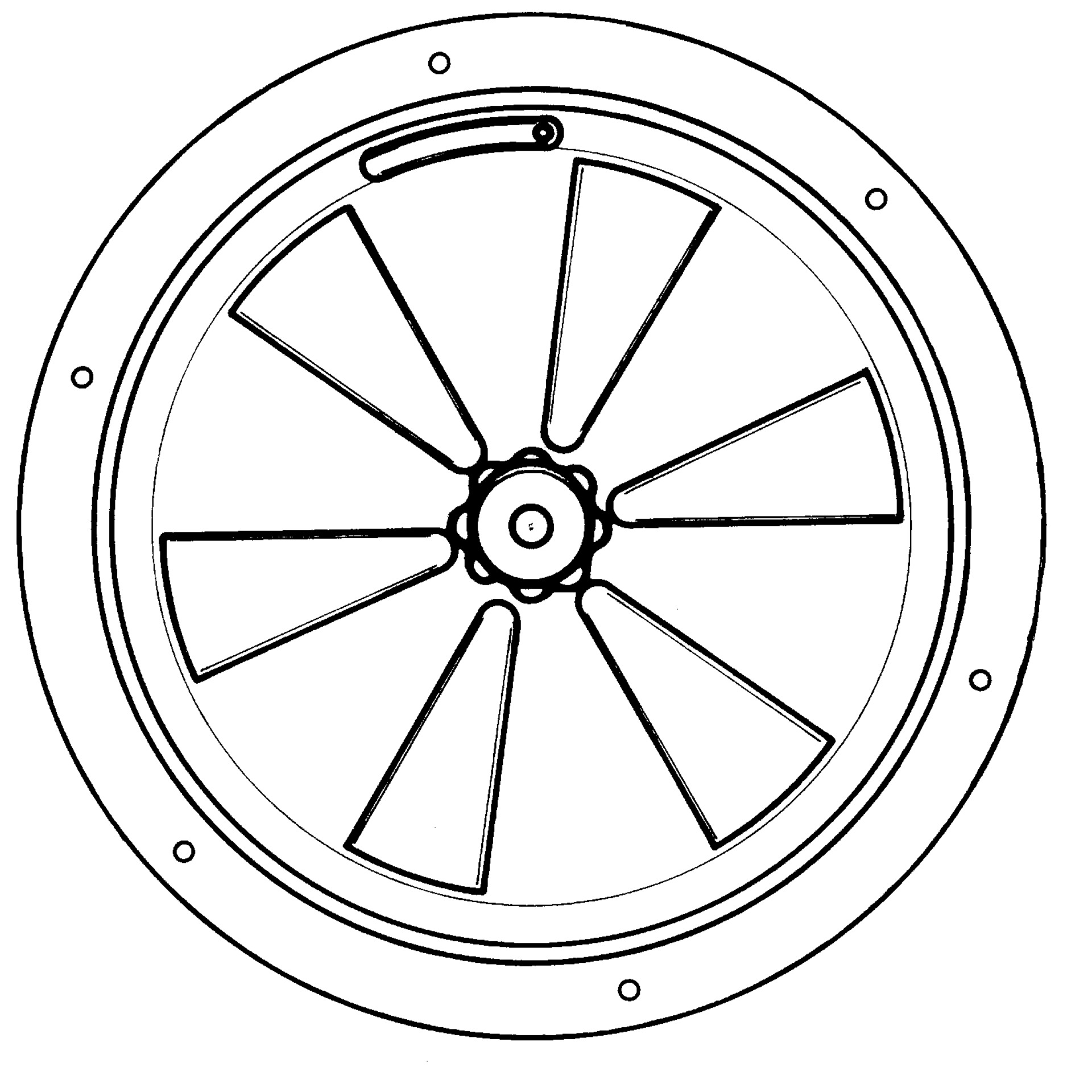 Tiefbett-Lüftungsrosette Ø 160 mm