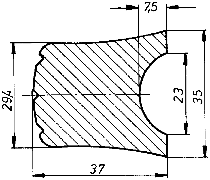 PVC-R-Rammschutz ANTHR.3000x37 mm