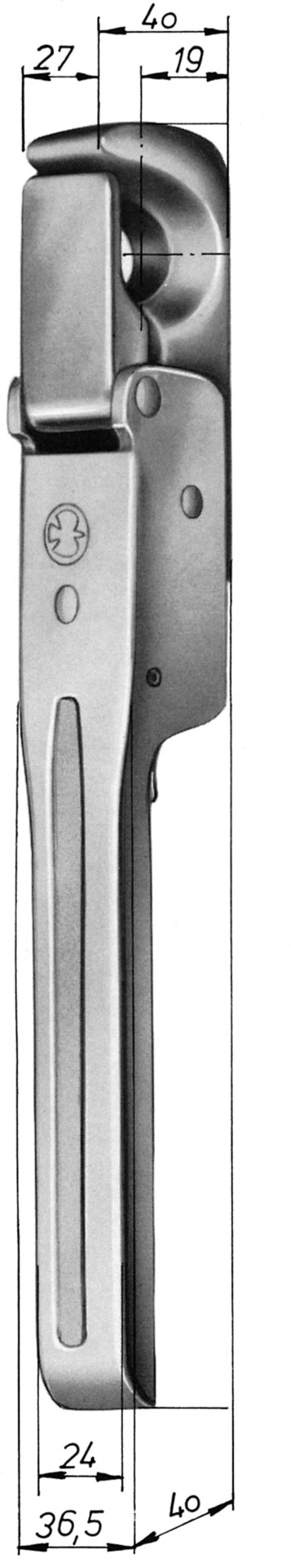 Pendelwandverschluss roh 664N