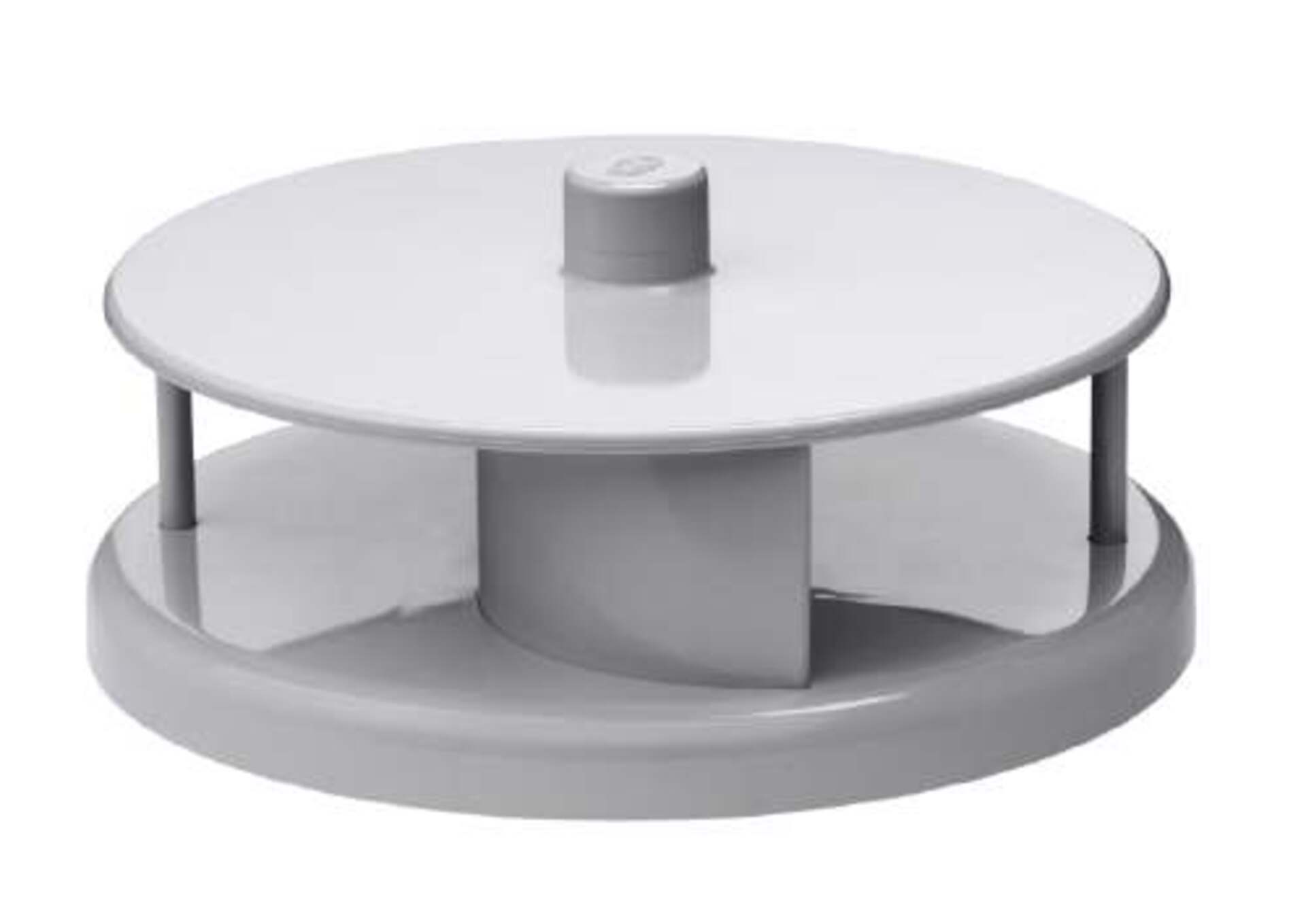 Lüfter rotierend grau 243x124