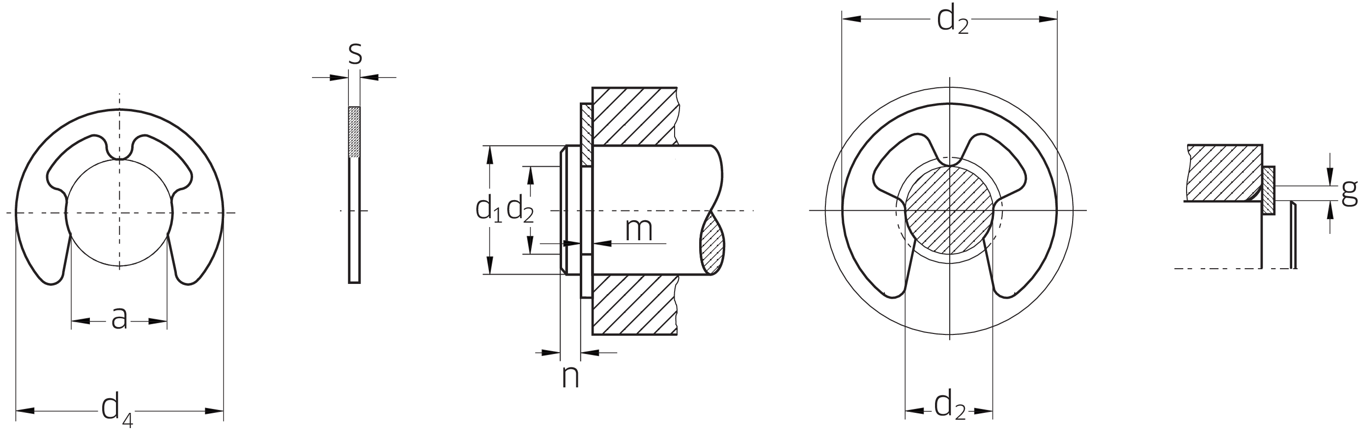 E-Ringe DIN 6799