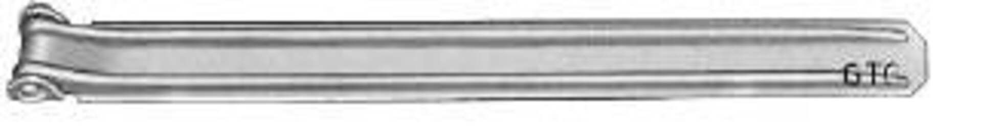Scharnier M-Profil verzinkt 220mm