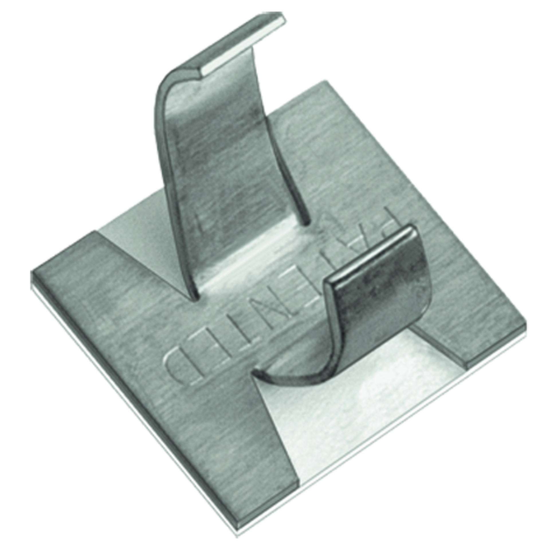 POLYSTIC® Kabelclipse selbstklebend Aluminium